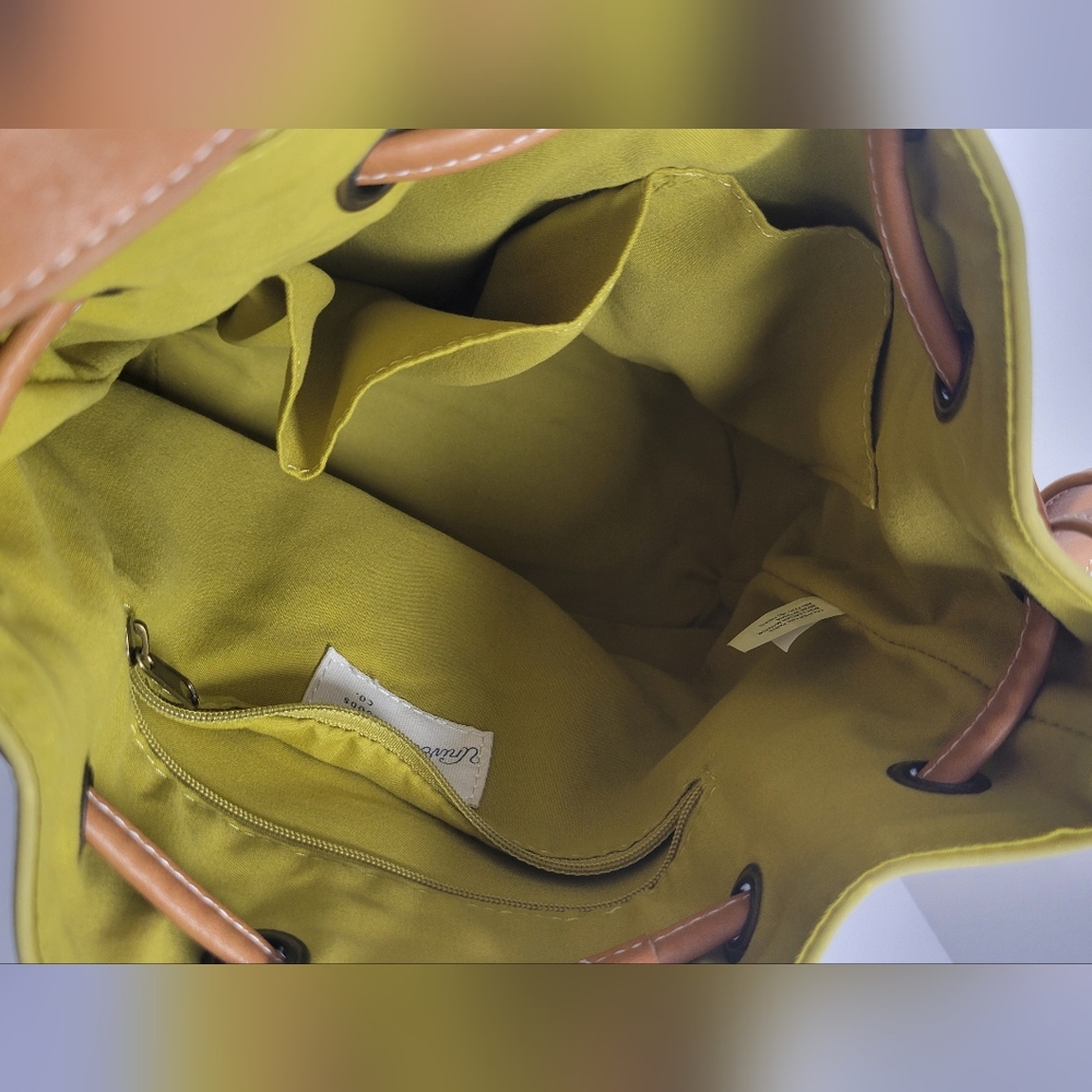 Universal Thread Pixie Green And Rope Bucket Bag - image 3